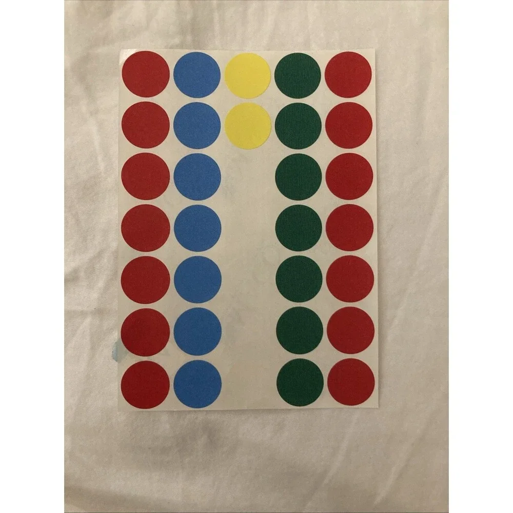 Unbranded Color Coding Labels | Multicolor | 165 Labels